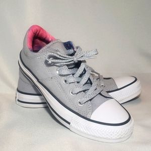 Gray Converse Shoes Size 5 Galaxy Lining